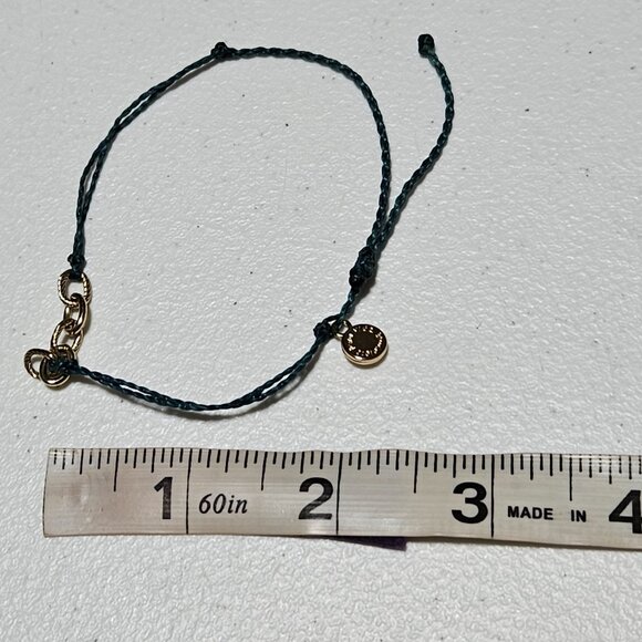 Pura Vida Gold Tone Chain Charm Braided Rope Bracelet Fashion Jewelry Women - Picture 5 of 5